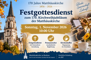 Festgottesdienst zum 170. Kirchweihjubiläum